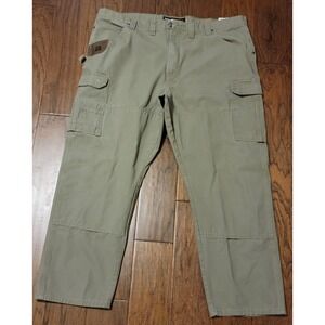 Wrangler RIGGS Men's Workwear Cargo Pants‎ Size 44x30 Canvas Work Pants Gray